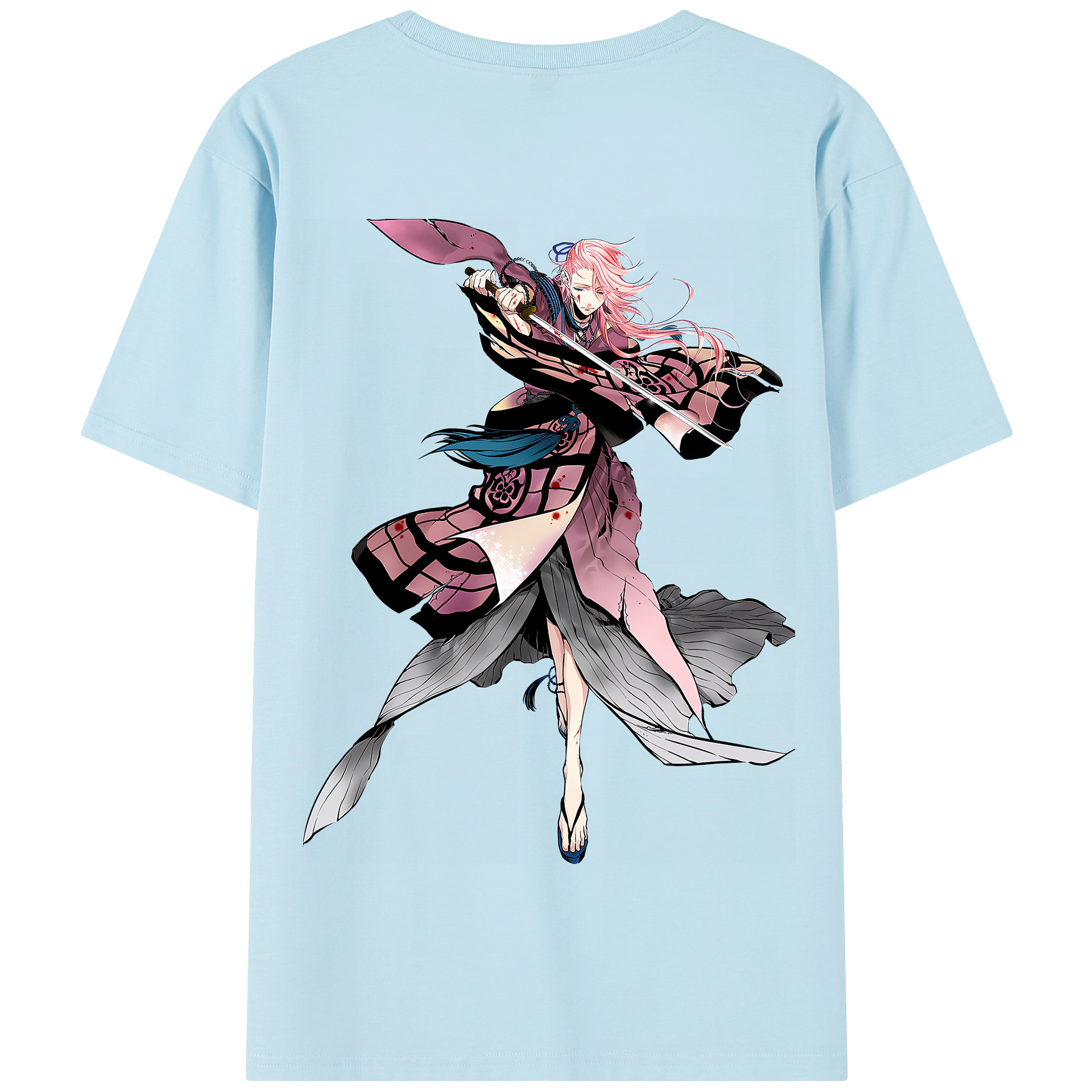 （画像用） 刀剣乱舞 Touken Ranbu 綿100％半袖Tシャツ（背面プリント）
